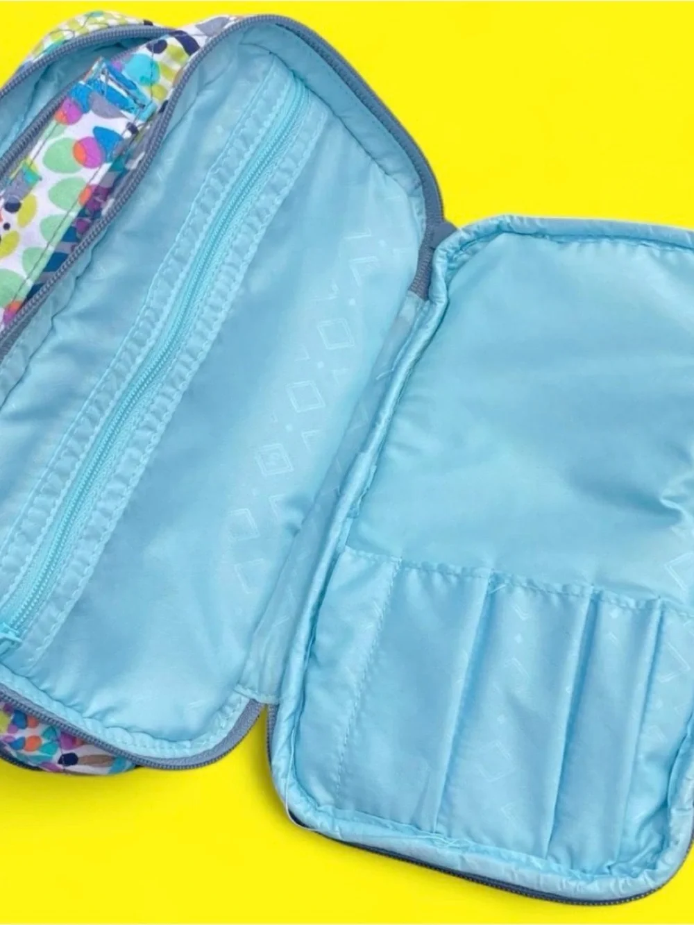 Vera Bradley Colorful Medallions Cosmetic Toiletries bags set of 2